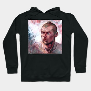 Portrait of Ben, oil painting on stretched canvas Hoodie